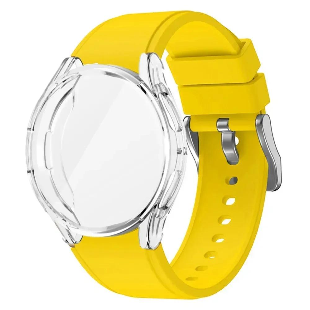 Case+Band for Samsung Galaxy Watch 4/5/6 40mm 44mm Protective Soft TPU Cover+Bracelet for Galaxy Watch 6 Classic 43mm 47mm Strap