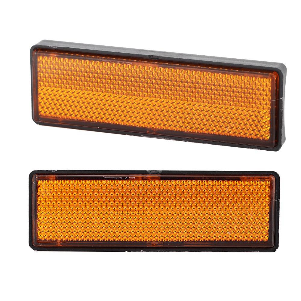 2 Pcs Plastic Motorcycle Reflectors Tail Brake Stop Marker Part Fit for Ducati Monster