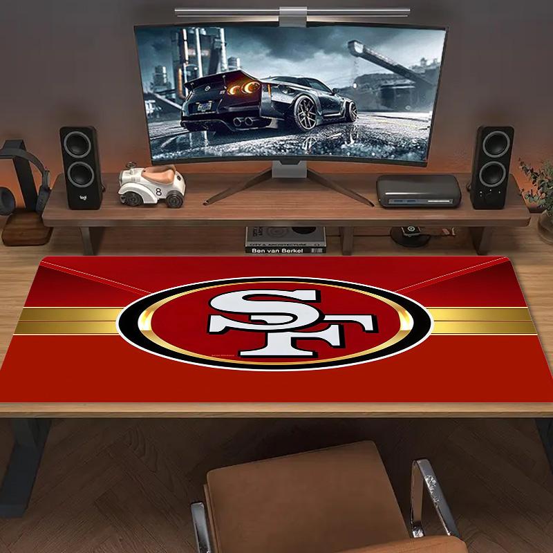 San Francisco 49ers2 Print  Cushion Non-slip Laptop Tablet Big Mousepad XXL Mat Mini PC Playmat With Lock edge