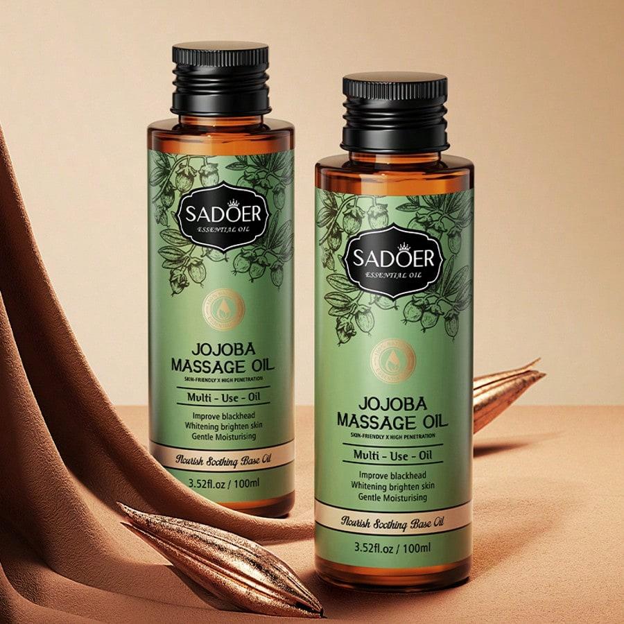 1PC Jojoba Base Massage Oil, Moisturizing And Softing The Skin And Body,Repair Skin Barrier,Reduce W