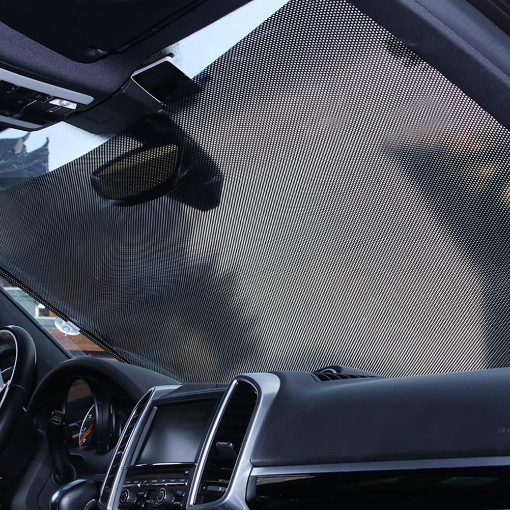 Car Automatic Retractable Sunshade Car Protection Windshield Sun UV Block Visor Shade Curtain Sun