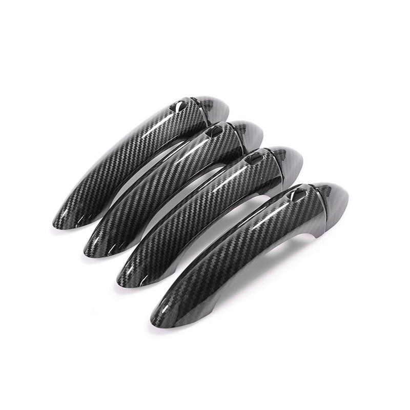 Für Chevrolet Cruze 2015 2016 2017 2018 Auto Kohlefaser-Textur Außentürgriff Zugabdeckung Schutzzierleisten Zubehör