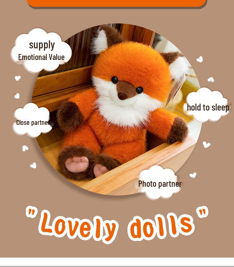 Adorable Pig and Fox Plush Doll Collection: Soft Animal Cushions and Figures