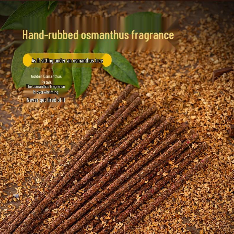 **Bestseller: Argentine Rose, Lavender, Jasmine & Osmanthus Hand-Rolled Incense**