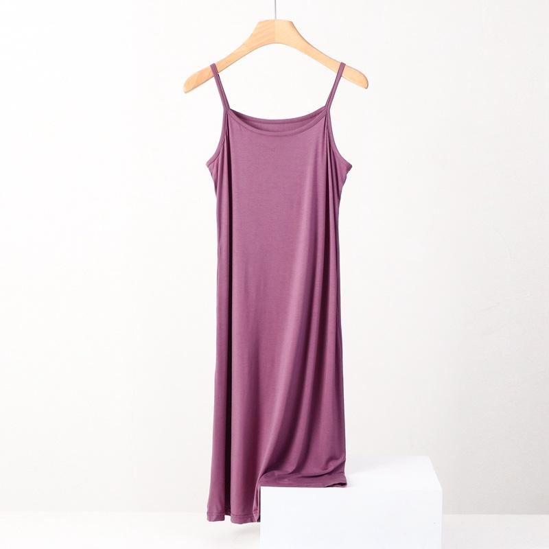 Sommerkleid für Damen, ärmellos, Camisole-Kleid, Übergröße, locker, lässig, mit langem Unterteil