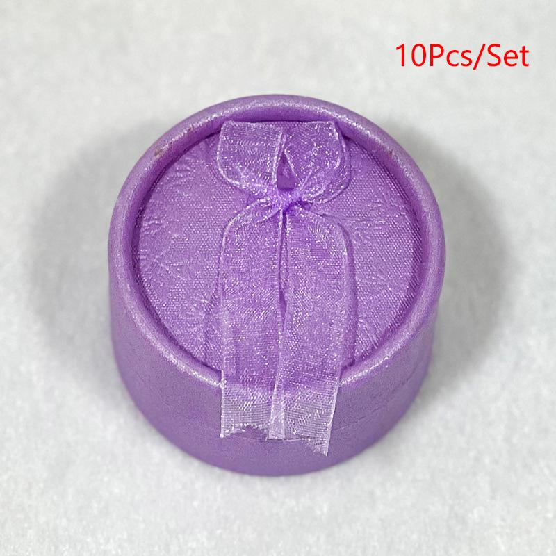 10ks/set Organizér na šperky Dárková krabička Náhrdelník Náušnice Prsten Papírová krabička