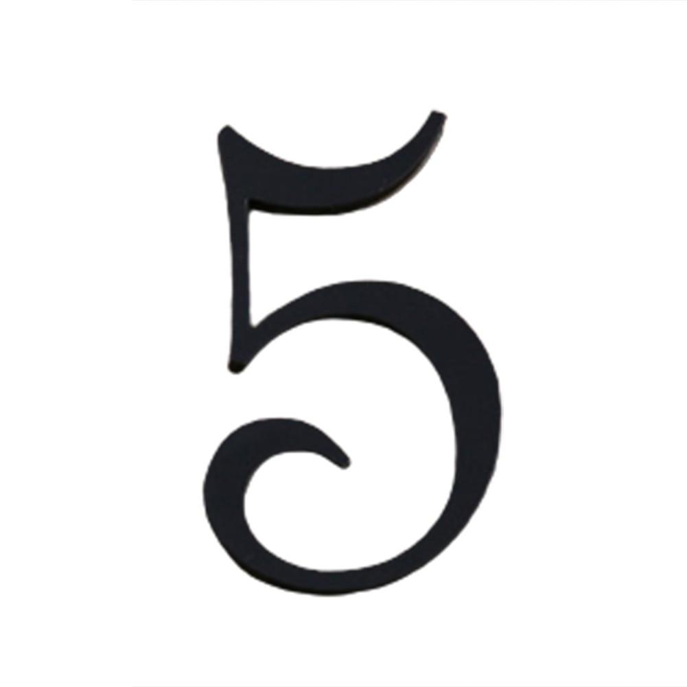 

Квартирные номера для почтовых ящиков, дома, входных дверей, полированные 5