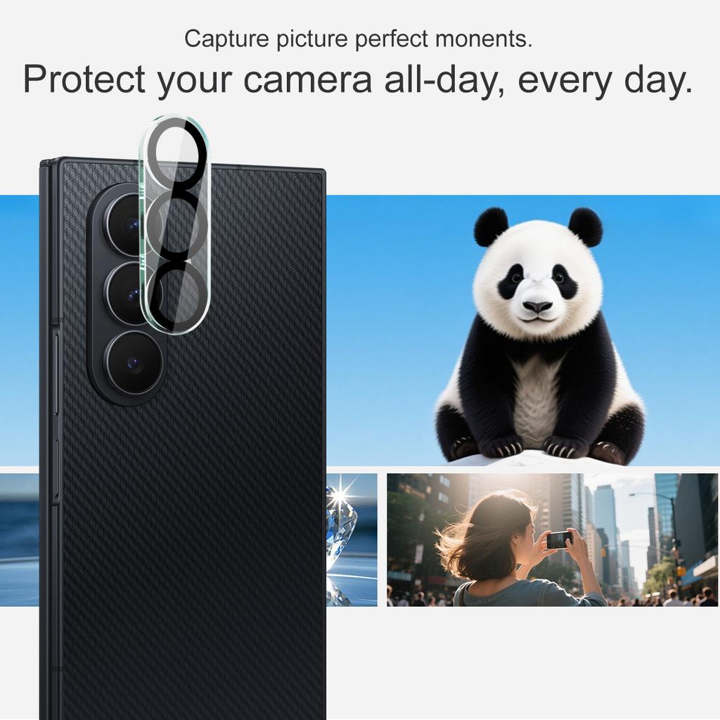 For Samsung Galaxy Z TriFold 5G Glass IMAK High Definition Integrated Glass Lens Film Black Eye Design