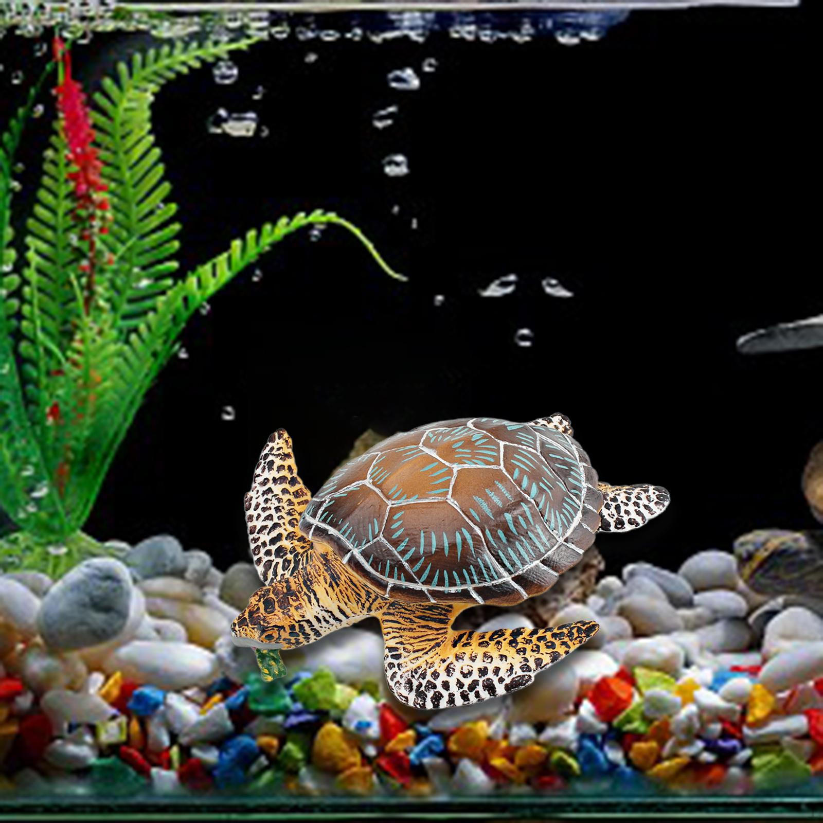 

Sea Turtle Figurine, Realistic Detailed Action Figure Crafts, Miniature Animal Toys for Kids