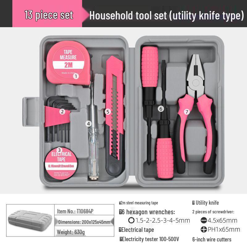 

Complete Household Tool Set with Hex Wrench, Screwdriver & Pliers for Everyday Repairs