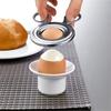 1PC Stainless Steel Manual Egg Opener - Ideal Kitchen Gadget for Home Dining Rooms To Easily Break Perfect Eggs