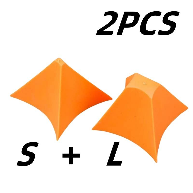 

2 шт. Силиконовый инструмент для заполнения швов, Многофункциональные инструменты для заделки швов, Прочный шпатель для распределения герметика для швов для плитки, оконных зазоров