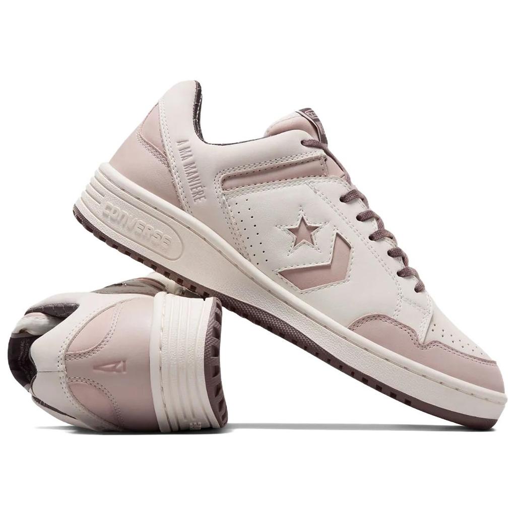 A Ma Maniere x Converse Weapon Low 'While You Were Sleeping' Comfortable and Versatile Low-top Unisex White Brown Pink