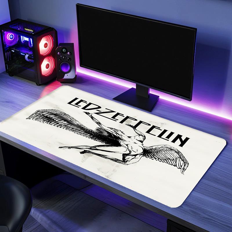 Pop Singer L-Led Zeppelin Mouse Pad - Non-Slip Rubber Base, Smooth Surface for Work,Gaming,Office,And Home Use, Desk Mouse Pad