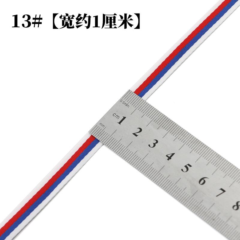 Color Striped Ribbon Ribbon Men'S And Women'S T-Shirt Clothing Accessories Shoes And Hats Decorative Ribbon Ribbon Hemming Cloth Strip