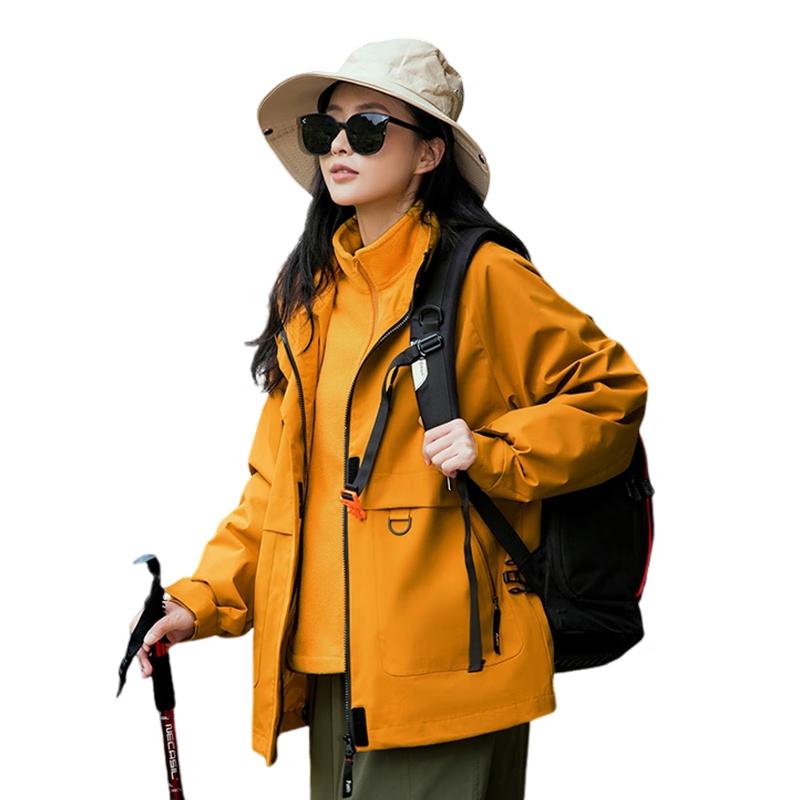 

JEANSWEST Унисекс 3-в-1 Уличная Ветрозащитная Куртка L