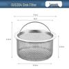 304 Stainless Steel Kitchen Sink Drain Filter & Garbage Net