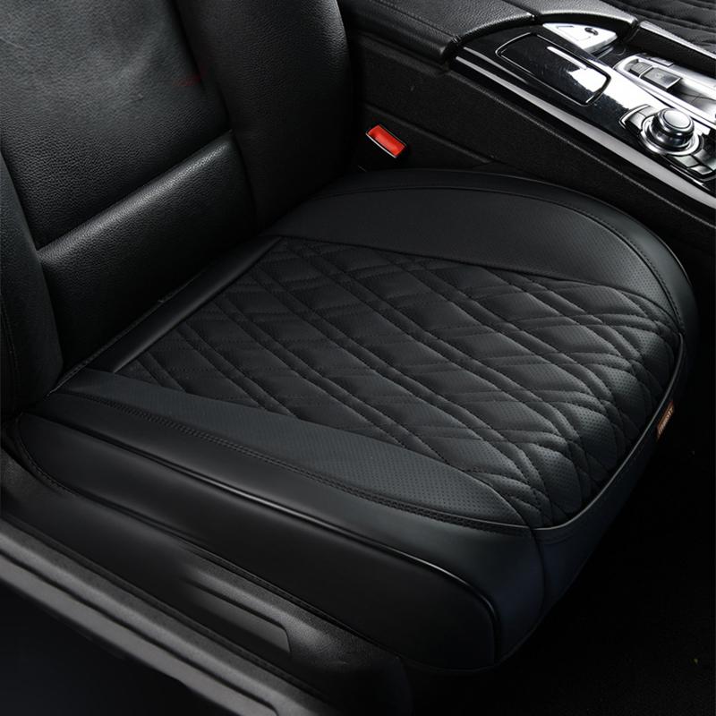 SEAMETAL Front Car Seat Cover PU Leather Seat Cushion Automobiles Seat Protector for Four Seasons