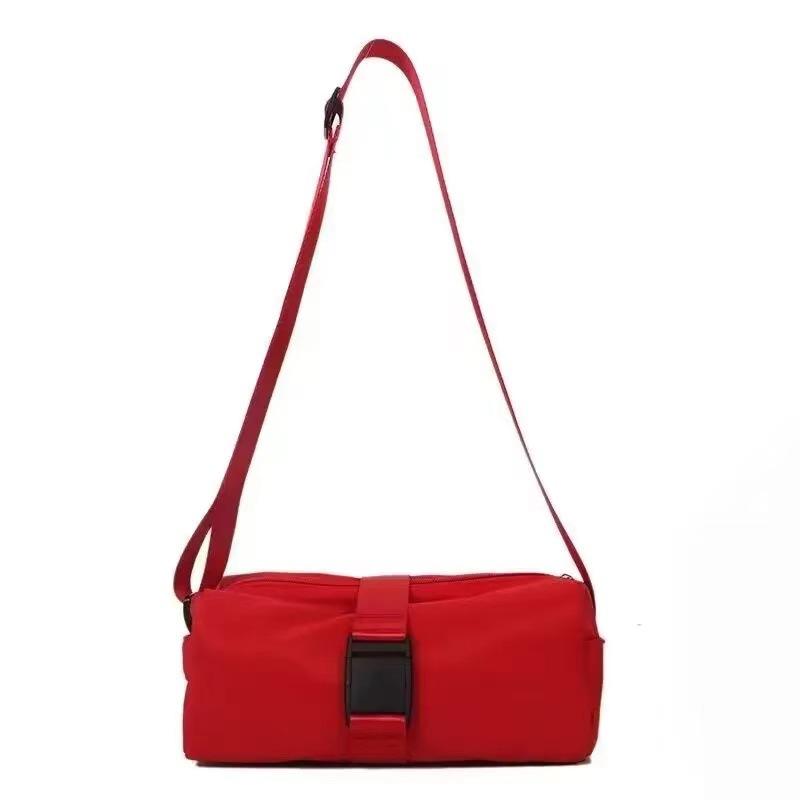 

Oxford cloth messenger bag fashion fitness bag women s leisure solid color shoulder commuting toast bag gift bag can be printed O