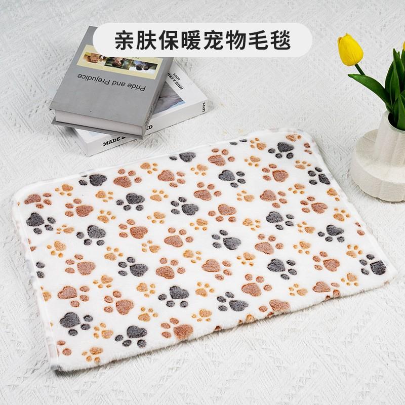 

Коврик для домашних животных из кораллового флиса, толстый спальный коврик, одеяло для кошек и собак, подходит для щенков, котят, домашних собак, ковер M(76x52cm)