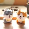 Adorable Husky Plush Keychain Cute Soft Stuffed Dog Doll Bag Charm