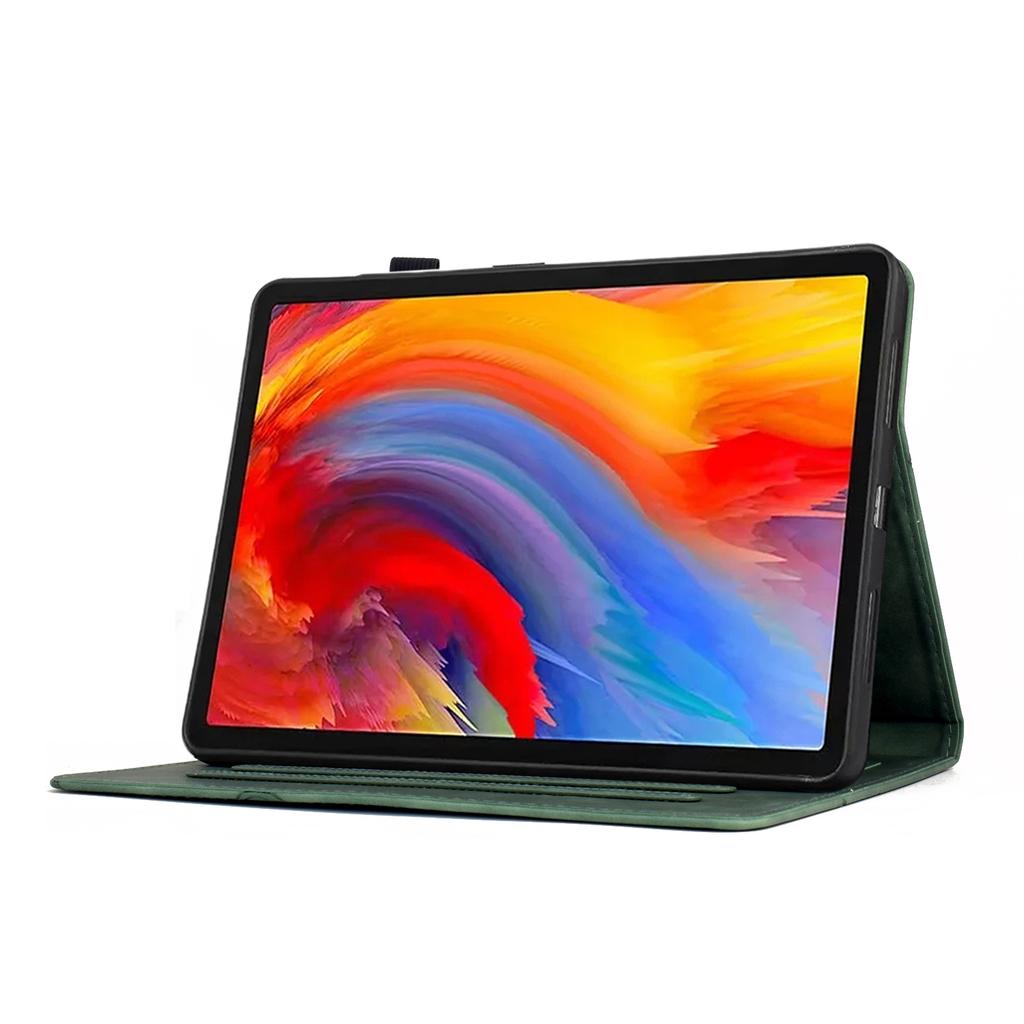 Für Lenovo Tab M10 (Generation 3) Hülle Blume Vogel Aufgedruckter Kartenhalter Leder Tablet-Hülle