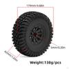 4 Pieces 1/10 Model RC Crawler Tires Parts Accessory Repair Professional Rock Crawling for