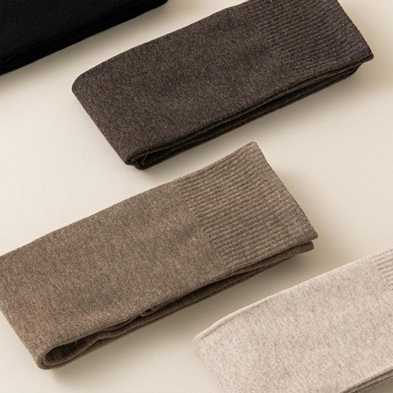 1 Paar Damen Oberschenkelhohe Socken Baumwolle Warm Über Knie Socken Extra Lange Kniehohe Stiefelsocken Winter Beinwärmer