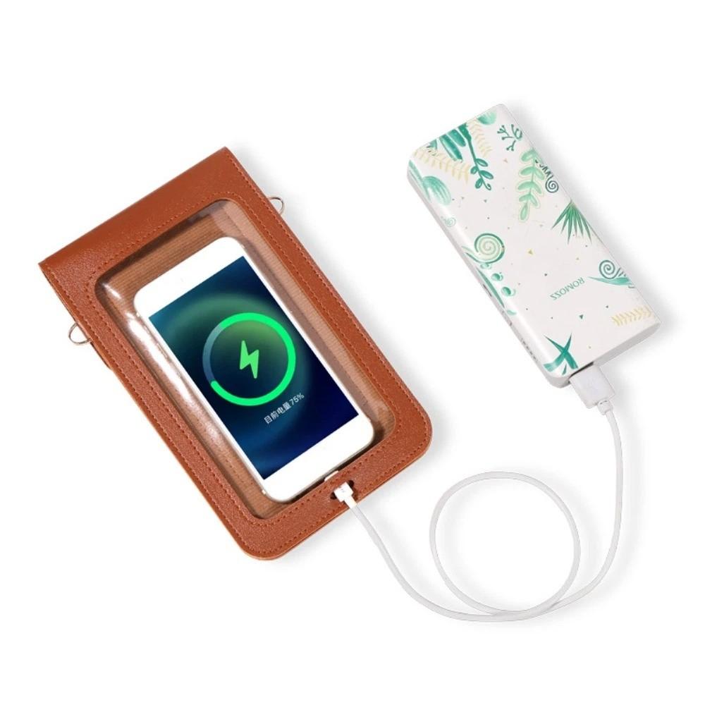Shoulder Bag Small Square Bag Cell Phone Pocket Bag Female Handbag Card Holder Mobile Phone Bag