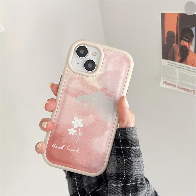 

Шкіряний чохол Moskado Colorful Rosy Clouds Pattern для Iphone 14 12 11 13 Pro Max 14 Plus Xr Xs Max Floral Soft Tpu Cover For iPhone 14