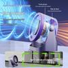 199-Speed Turbo Air Circulator Fan with Digital Display – Wall-Mount and Tabletop Rechargeable Design