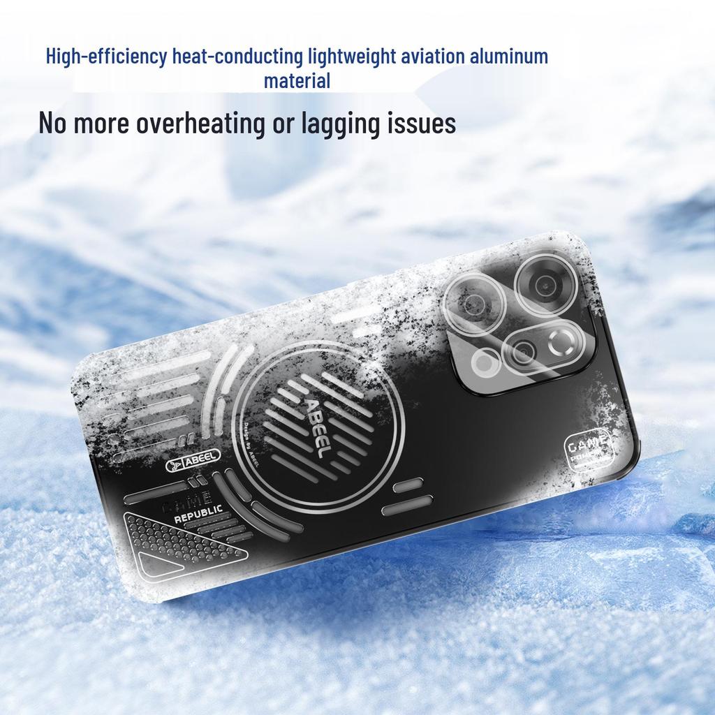 OPPO Reno14 Pro Ice Aluminum Magnetic Protective Phone Case with Heat Dissipation and Drop-Proof Design