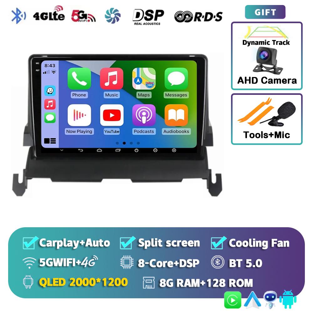 Android 14 Carplay Auto 4G+WIFI Car Radio For Dodge Journey 2009 2010 2011 2012 Multimedia Video Player 2din GPS Stereo Audio BT