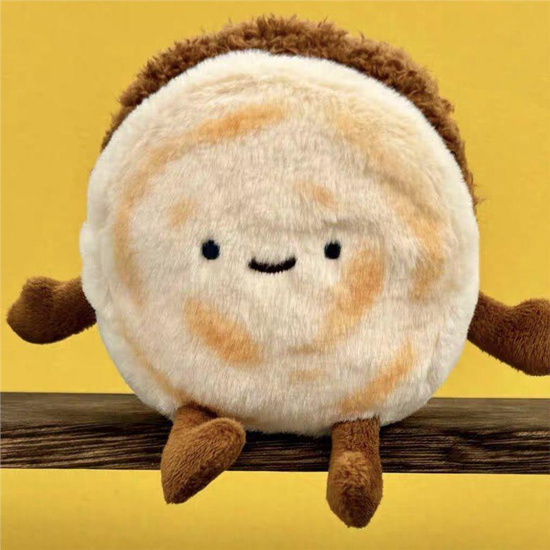 

Rongmomo s Summer Outfit Plush Roujiamo Sandwich Doll Pendant Standard