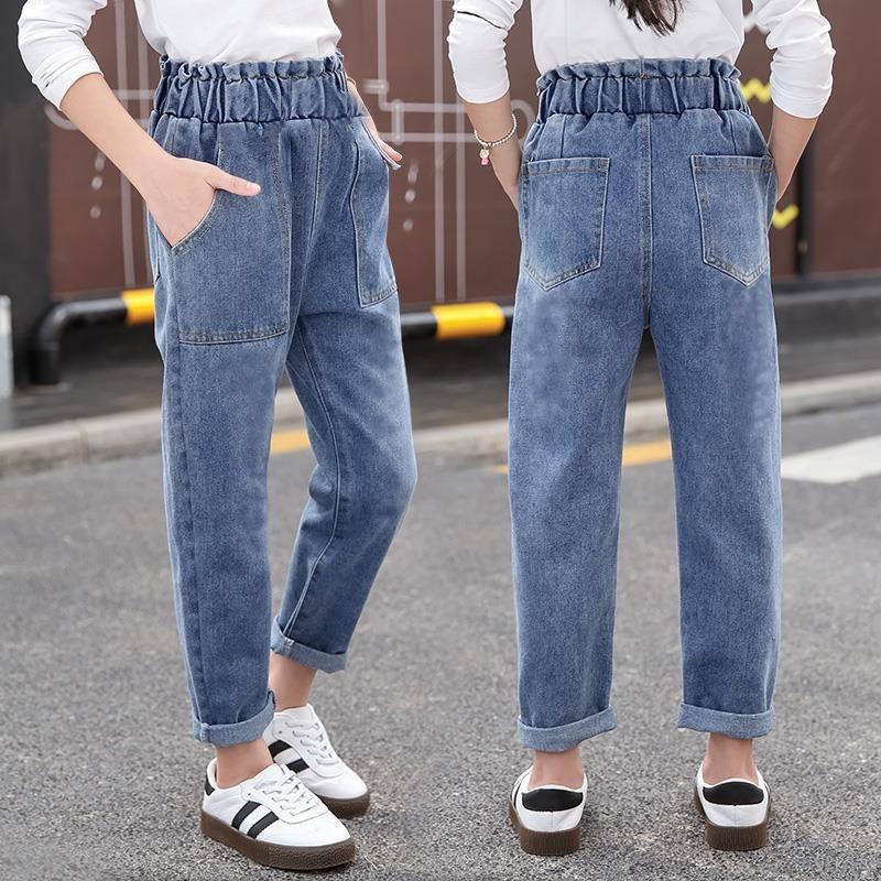 Schwarze lange Jungenjeans für Frühling/Herbst 2024 - Mittlere & Große Größen