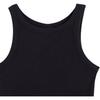 Levis Solid Slim Fit Sleeveless Tank Top Women Tops Black A3381-0001