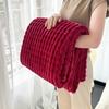 Autumn Winter Warm Striped Plaid Flannel Fleece Throw Blanket