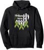 Mental Health Matters Green Ribbon Desing Health Unisex Hooded Sweatshirt