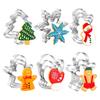 Cookie Cutter Set 18 Pieces Christmas Stamp Stainless Steel Holiday Cookie Molds For Kids Family Holiday Home Party Classroom
