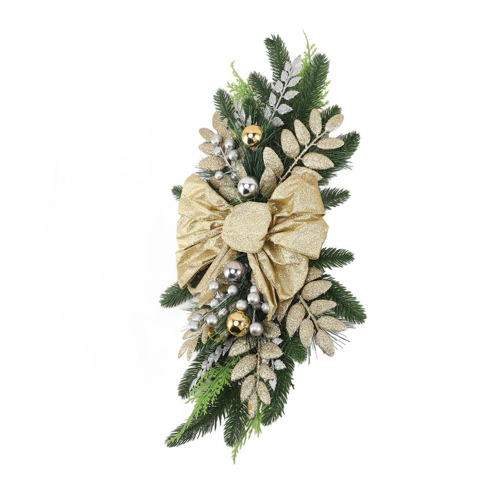 Christmas Staircase Decoration Cordless 60x30cm PVC Exquisite   Stairway   for Table Wall