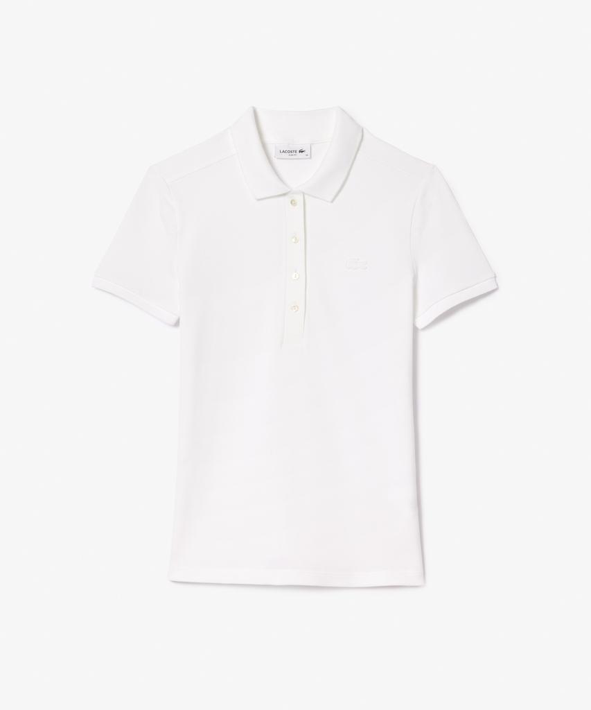 LACOSTE Women'S Slim Fit Mini Pique Polo Shirt Pf5462-56G 001