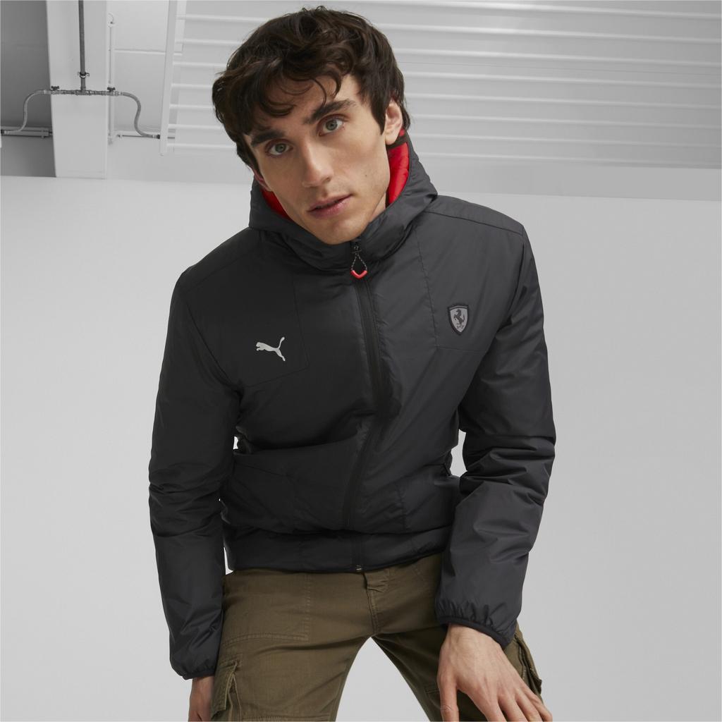 Puma FERRARI STYLE REVERSIBLE men's hooded jacket black 62097801 r S