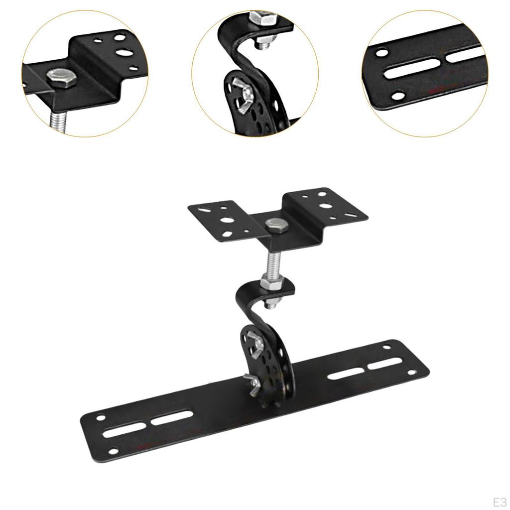 Speaker Mount Bracket Support Wall Mounted Retractable Easy Installation Stand Audio Shelf