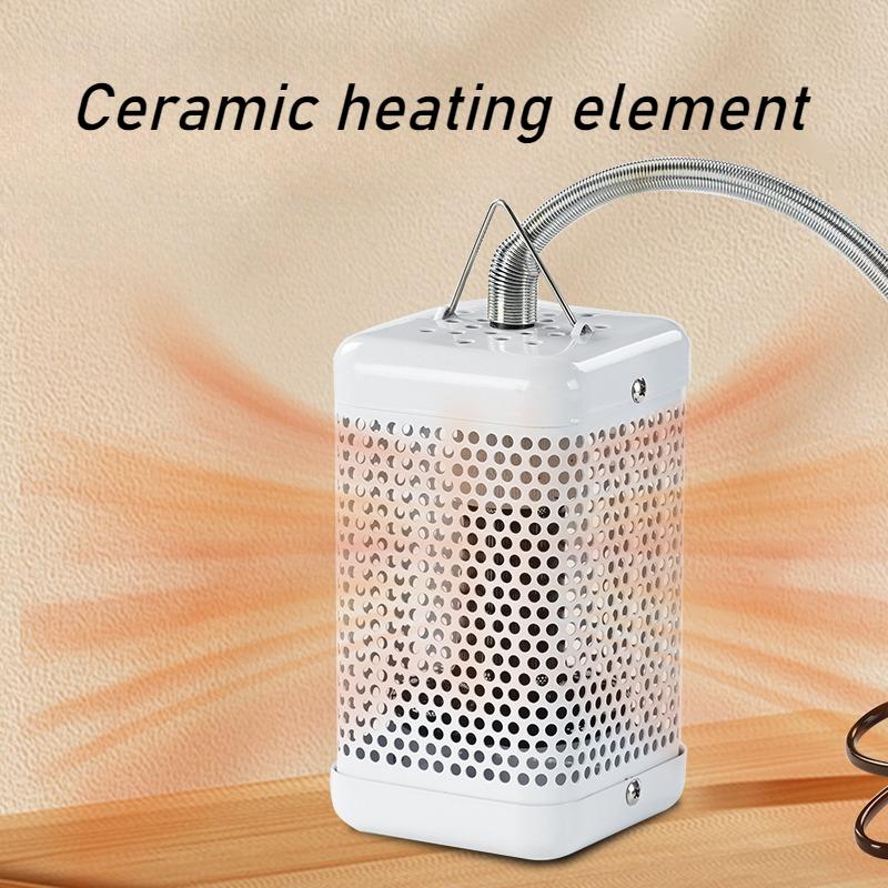 Lampada Termica per Pappagalli con Paralume Scatola di Allevamento in Ceramica Lampada Riscaldante da Appendere Luce Riscaldante a Infrarossi Gabbia Lampade Riscaldatore per Uccelli Piccoli Animali Domestici