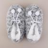Warm Rose Hairball Kids' Slippers