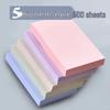 Morandi Colored Sticky Notes - Strong Adhesive, Small Strips for Students, Pure Color Memo Papers