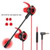 Wired Gaming Headset With Pluggable Microphone 3.5mm Portable Stereo In-ear Headphones Compatible