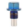 M12 X 1.5 Magnetic Oil Drain Plug Ti Alloy Universal Extract Small Metal Particles Magnetic Oil Pan