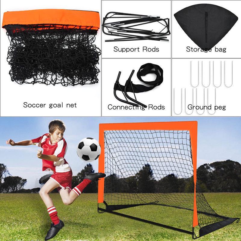 Portable Folding Soccer Goal for Kids - Movable Training Net Frame, Hot Selling