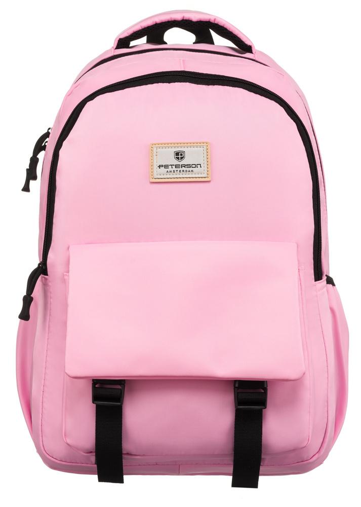 Large women's backpack made of polyester - Peterson